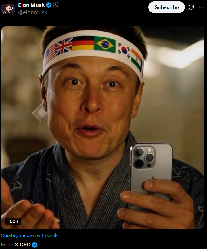 Elon Musk retweet — Floki is back as X CEO